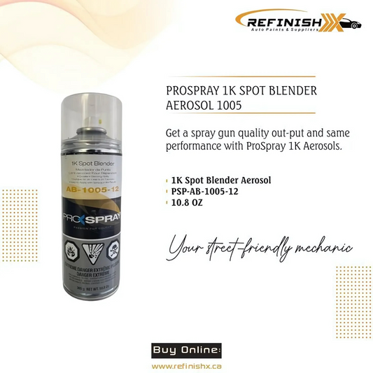 PROSPRAY 1K SPOT BLENDER AEROSOL 1005 - refinishx.ca