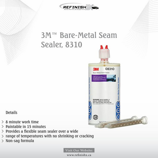 3M™ Bare-Metal Seam Sealer, 8310, beige, 6.8 fl. oz. (200 ml) refinishx.ca