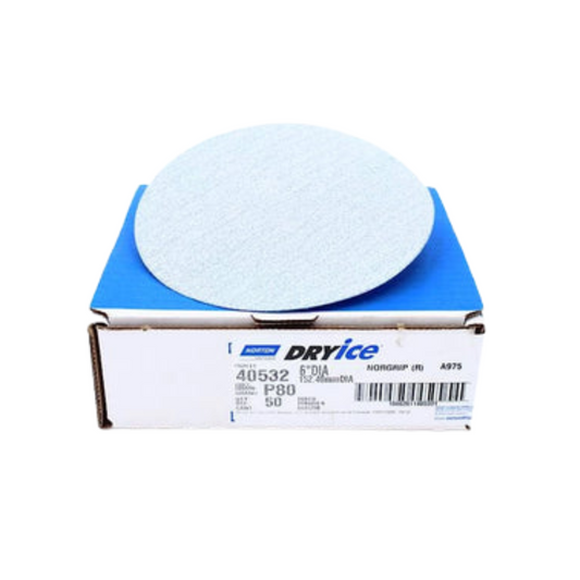 Norton 6" DRY ICE A975 NOR GRIP DISCS