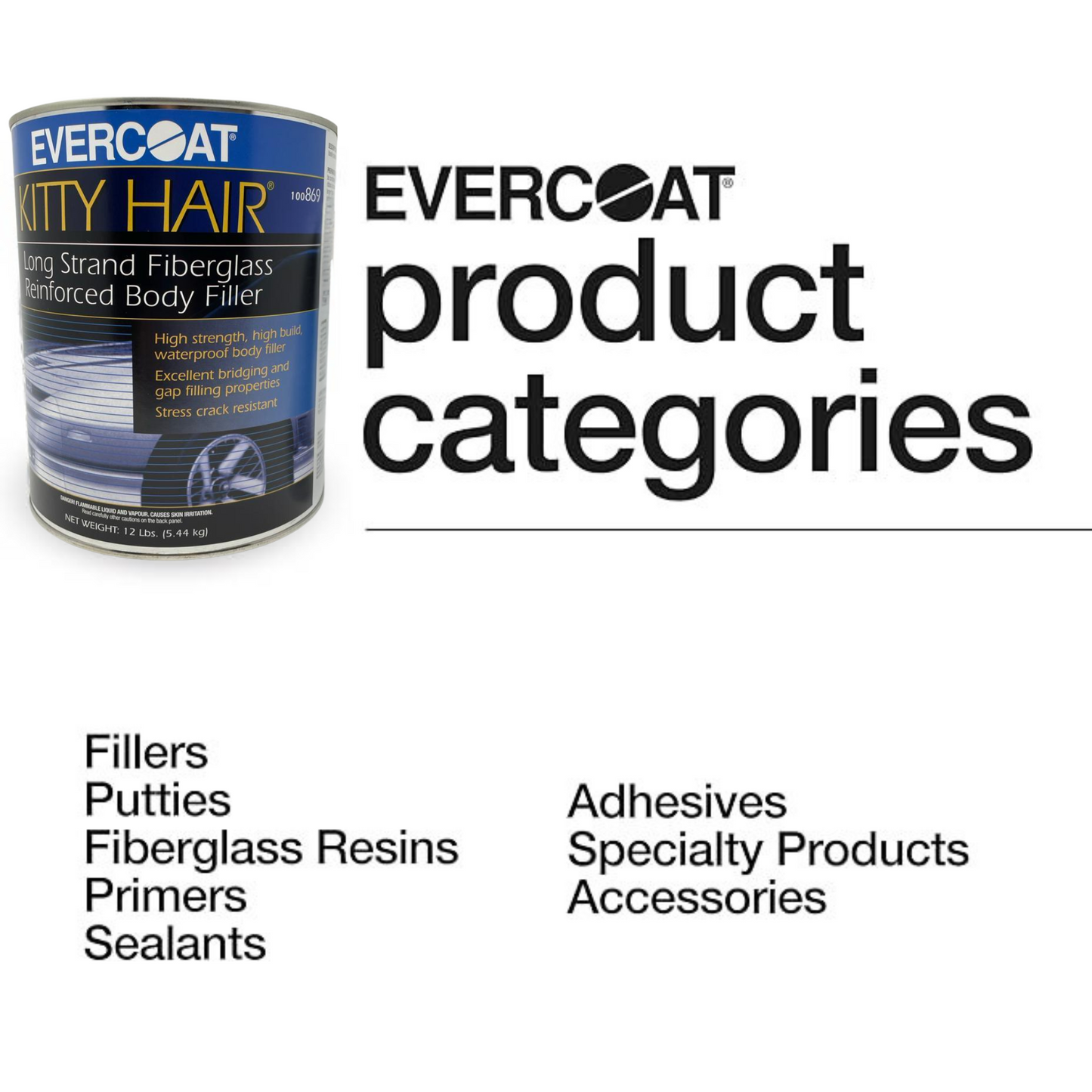 3.78L Kitty Hair Long Strand - Body Filler | Refinshx.ca