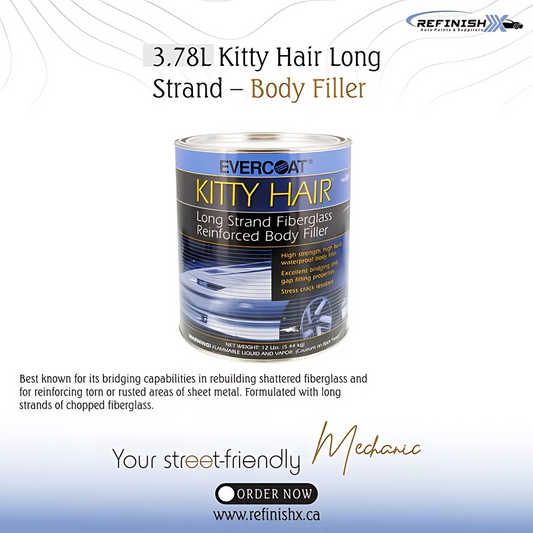 3.78L Kitty Hair Long Strand - Body Filler | Refinshx.ca