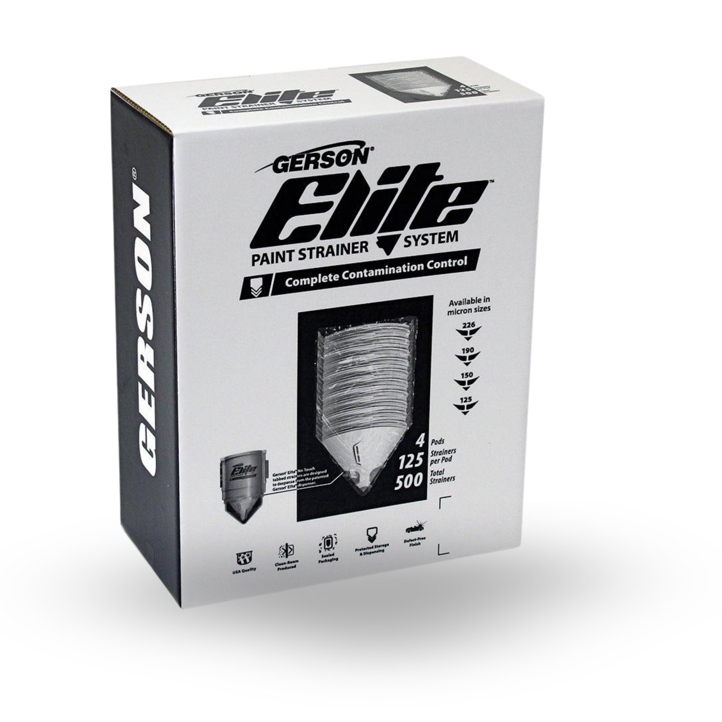 Gerson Elite Paint Strainers - 125 Micron Blue - refinishx.ca