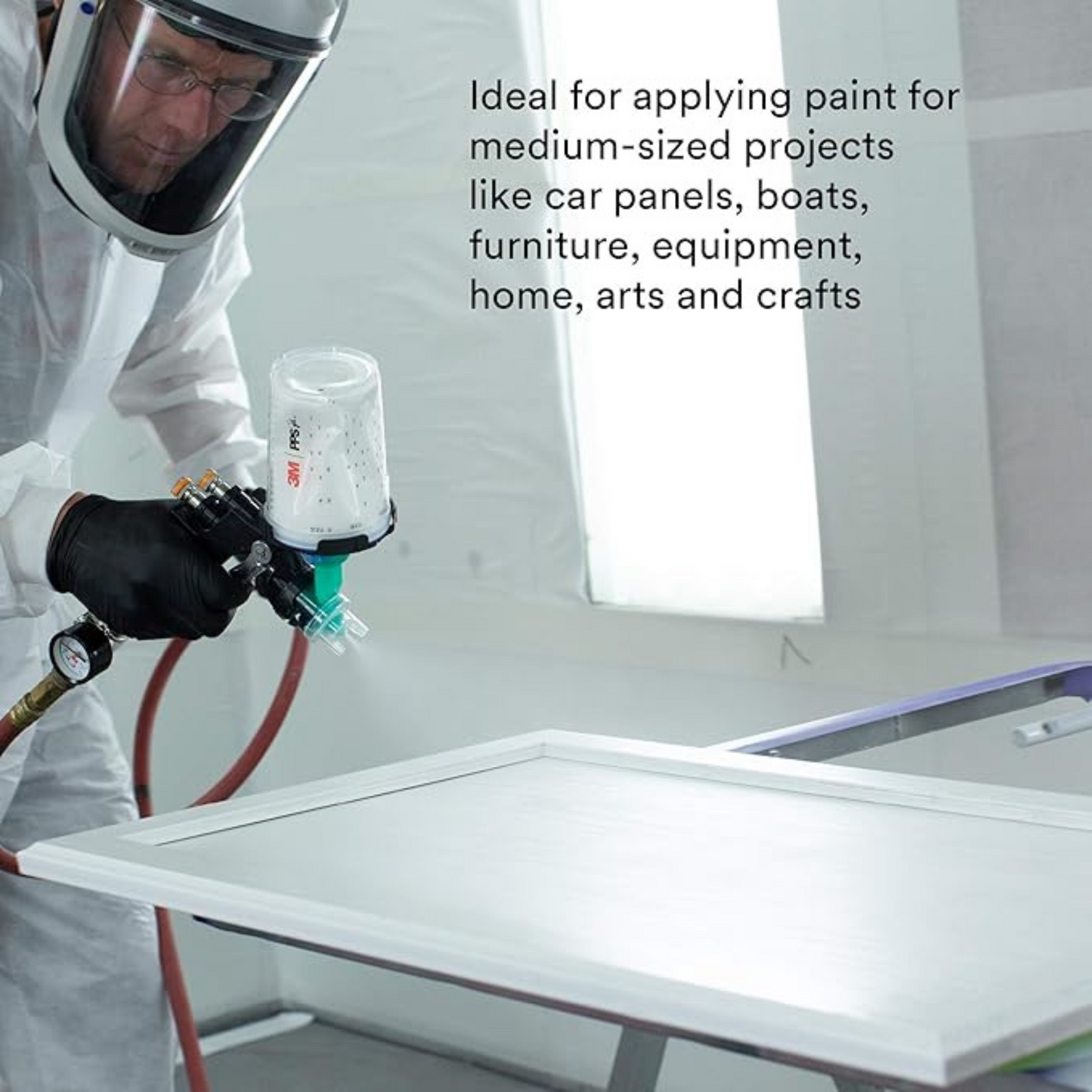3M 26312 PPS 2.0 Spray Gun Cup, Lids and Liners Kit, 125-Micron Filter, Standard, 22 Ounces