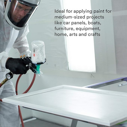 3M 26312 PPS 2.0 Spray Gun Cup, Lids and Liners Kit, 125-Micron Filter, Standard, 22 Ounces