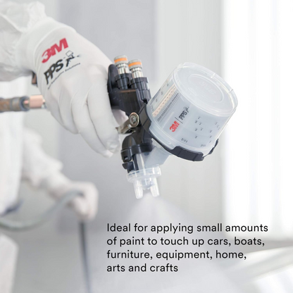 3M 26314 PPS 2.0 Spray Gun Cup, Lids and Liners Kit, 125-Micron Filter, Standard, 22 Ounces